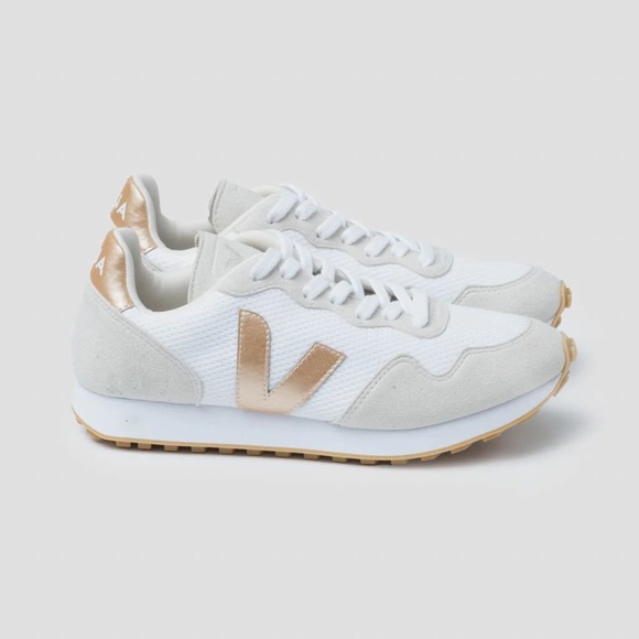 Veja Shoes - Veja SDU Rec Sneaker White & Gold